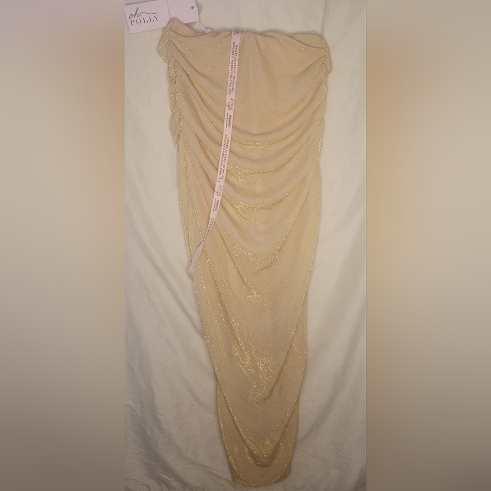 Oh Polly Gold Skirt Set - Picture 2 of 3